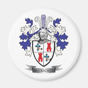 Imán McCracken Familia Crest Coat of Arms