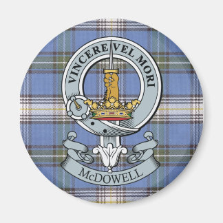 Imán McDowell Escudo + Tartan Magnet