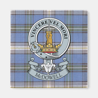 Imán McDowell Escudo + Tartan Magnet