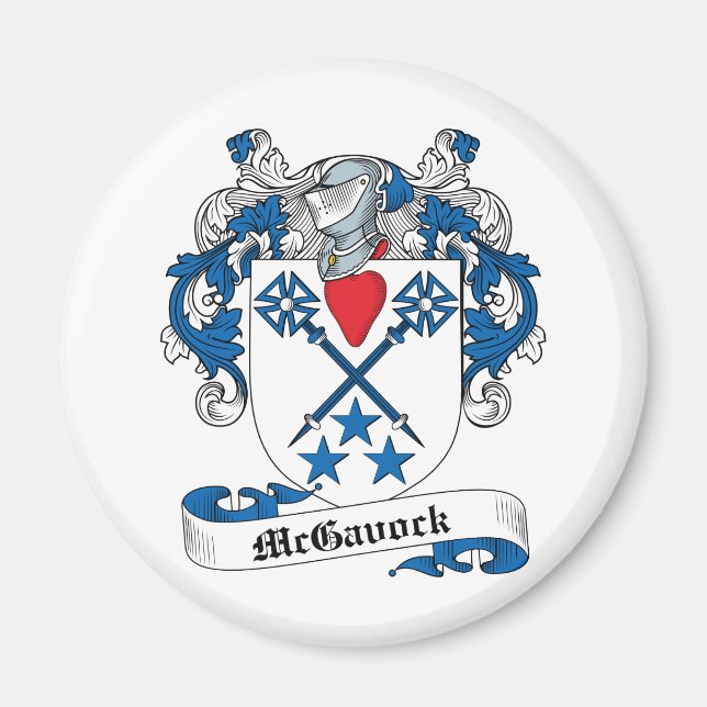 Imán McGavock Family Crest (Frente)