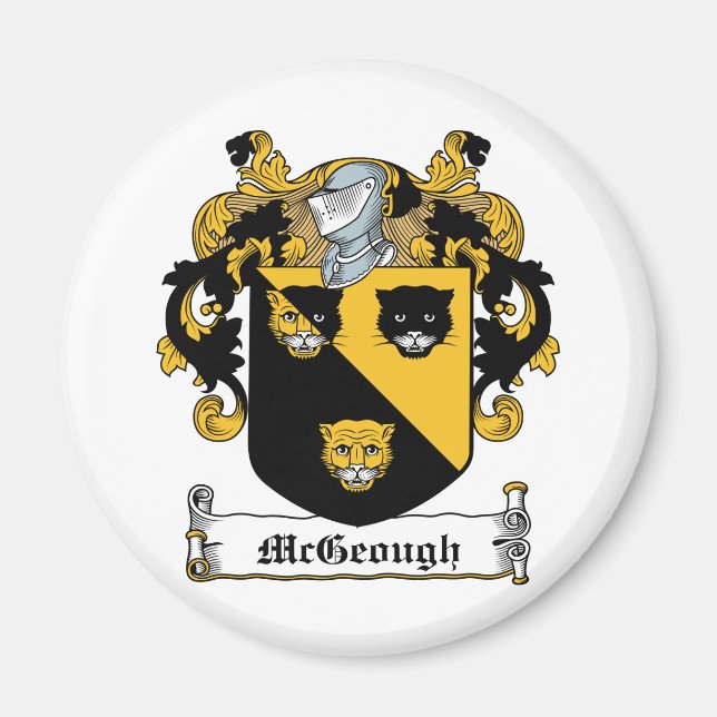 Imán McGeough Family Crest (Frente)