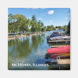 Imán McHenry, la pasarela del río Illinois en el río Fo
