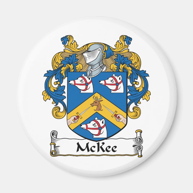 Imán McKee Family Crest (Frente)