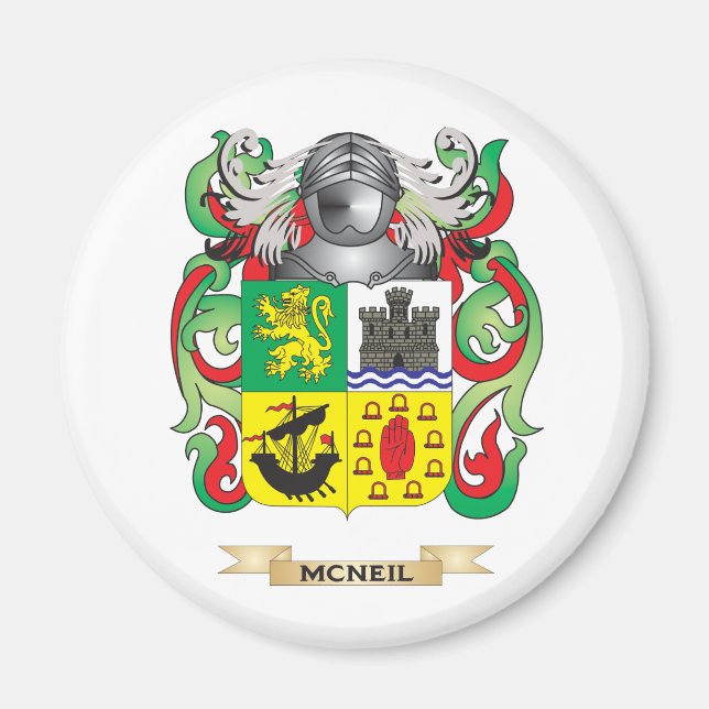 Imán McNeil Coat of Arms (Family Crest) (Frente)