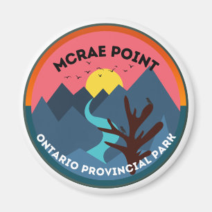 Imán Mcrae Point Ontario Parque Provincial Magnet