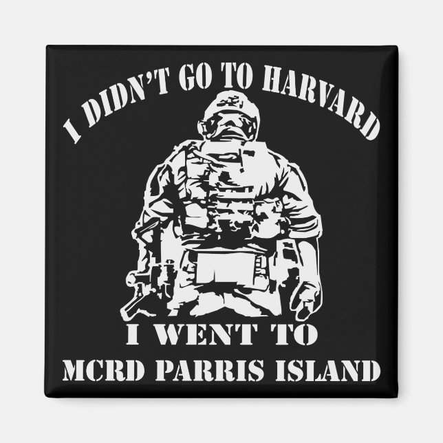 Imán MCRD Parris Island  #USAPatriotGraphics  © (Frente)
