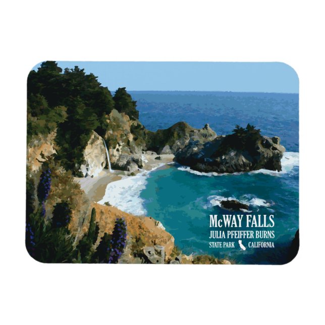 Imán McWay Falls - Big Sur Magnet (Horizontal)