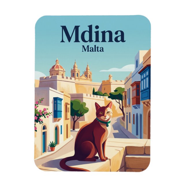 Imán Mdina Malta (Vertical)
