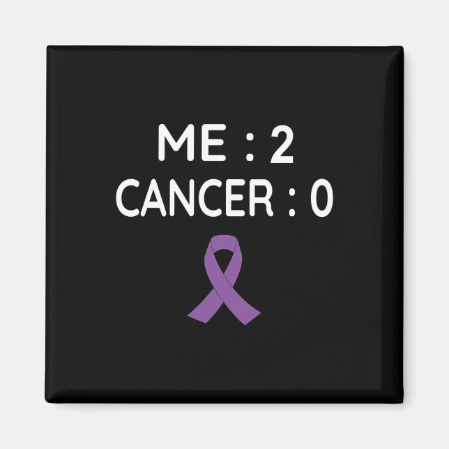 Imán Me 2 Cancer 0 Conciencia Pancreática sobre el Cánc (Frente)