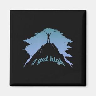 Imán Me Alcanza El Humor De Rock Climber Pun