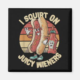 Imán Me Arrepito Con Juicy Wieners Humor Meme Diversión