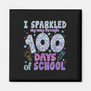 Imán Me Caminé A Lo Largo De 100 Días En La Escuela 100