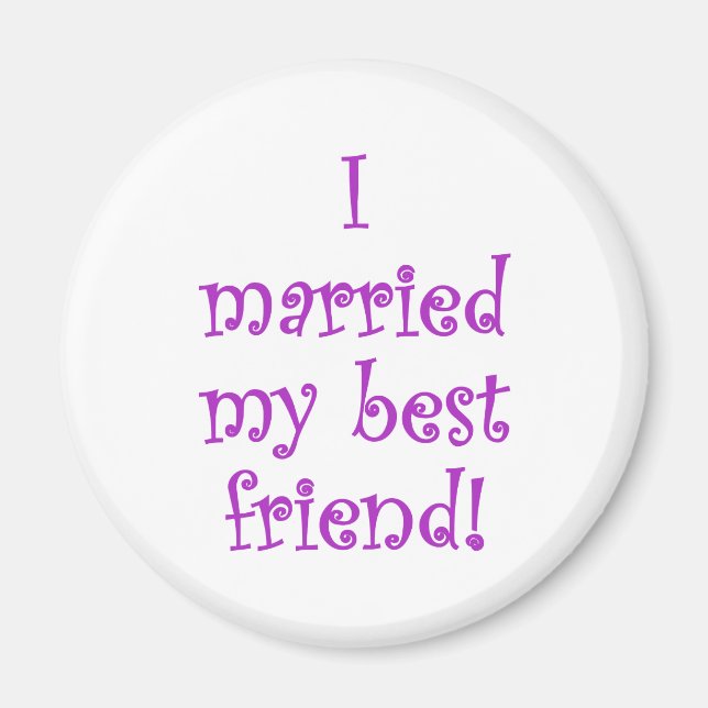 Imán ¡Me Casé Con Mi Mejor Amigo! (Frente)
