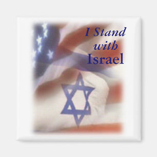 Imán Me coloco con la estrella de Israel de David en