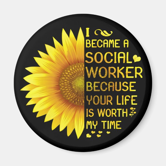 Imán Me Convertí En Trabajadora Social (Frente)