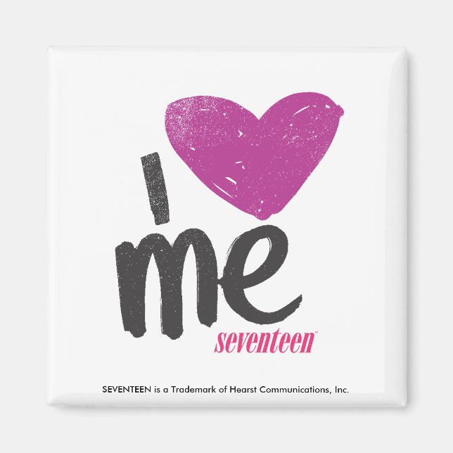 Imán Me Corazón Púrpura (Frente)