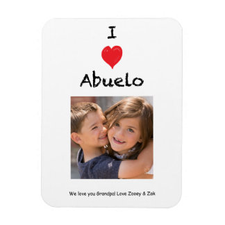 Imán Me encanta Abuelo Photo Magnet Keepsake