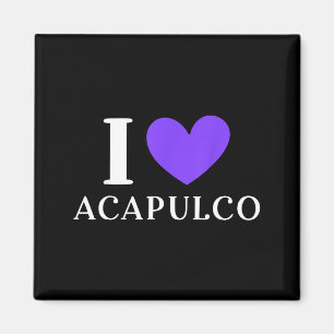Imán Me encanta Acapulco México Vacaciones _2