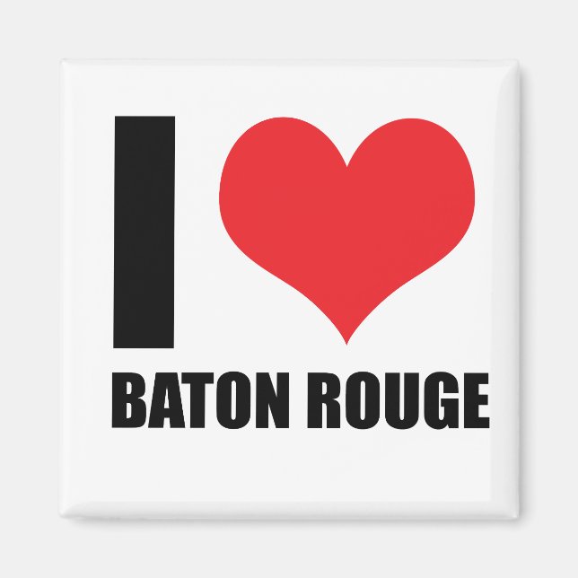 Imán Me encanta Baton Rouge (Frente)