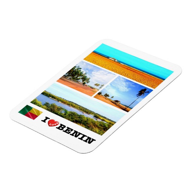 IMÁN ME ENCANTA BENIN - MAGNET (Lado Izquierdo)