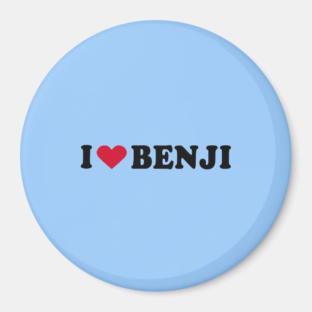 IMÁN ME ENCANTA BENJI (Frente)