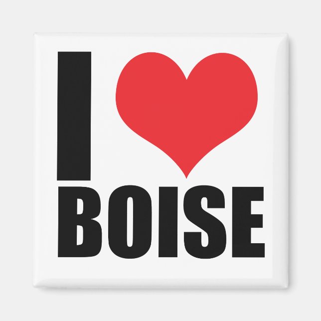 Imán Me encanta Boise (Frente)
