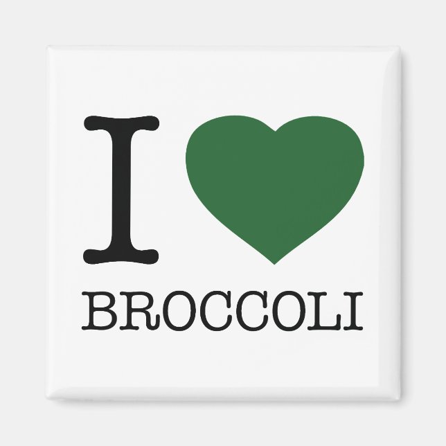 IMÁN ME ENCANTA BROCCOLI (Frente)