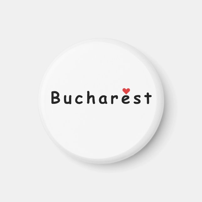 Imán Me encanta Bucarest (Frente)