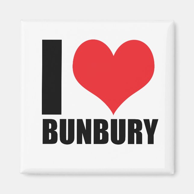 Imán Me encanta Bunbury (Frente)