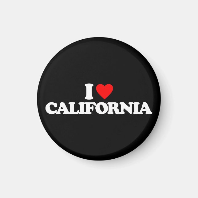 IMÁN ME ENCANTA CALIFORNIA (Frente)