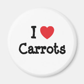 Imán Me encanta Carrots heart T-Shirt