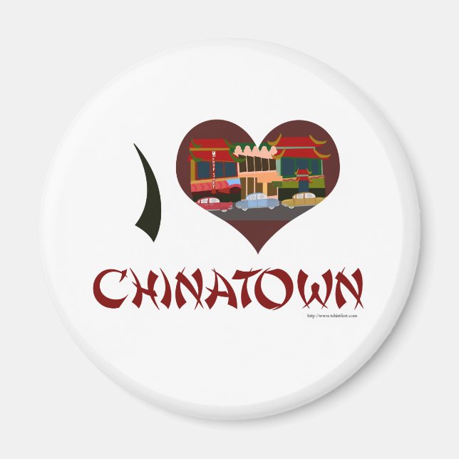 Imán Me encanta Chinatown (Frente)