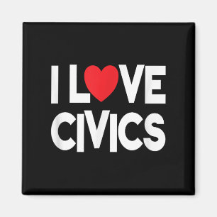 Imán Me Encanta Civics Cita A Profesora Y Estudiante