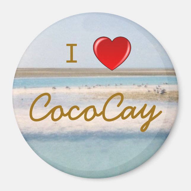 Imán Me encanta CocoCay (Frente)