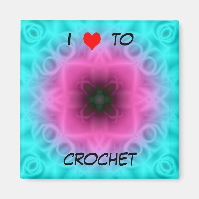 Imán Me Encanta Crochet Magnet (Frente)