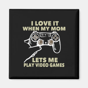 Imán Me Encanta Cuando Mi Mamá Me Deja Jugar Videojuego