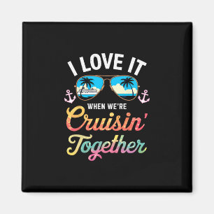 Imán Me Encanta Cuando Navegamos Juntos Camiseta Famili