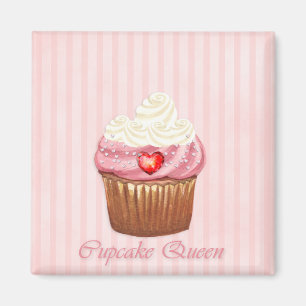 Imán Me encanta Cupcakes Refrigerator Magnet