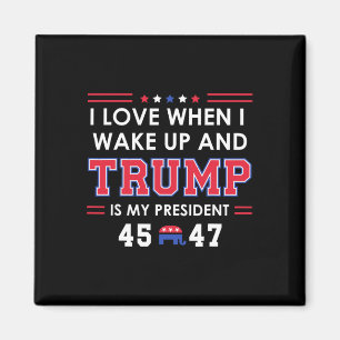 Imán Me Encanta Despertarme Por La Mañana A Donald Trum