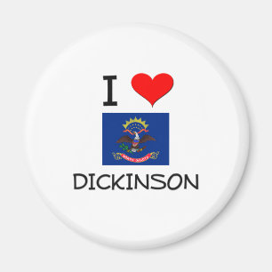 Imán Me encanta Dickinson North Dakota