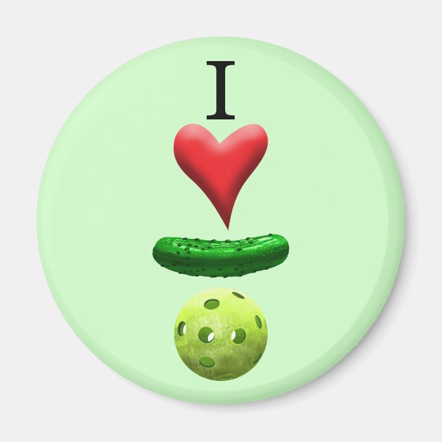 Imán Me encanta el baloncesto - Verde - (Frente)