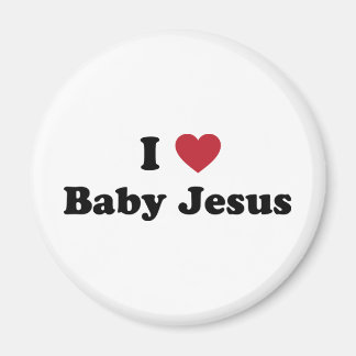 Imán Me encanta el bebé jesús