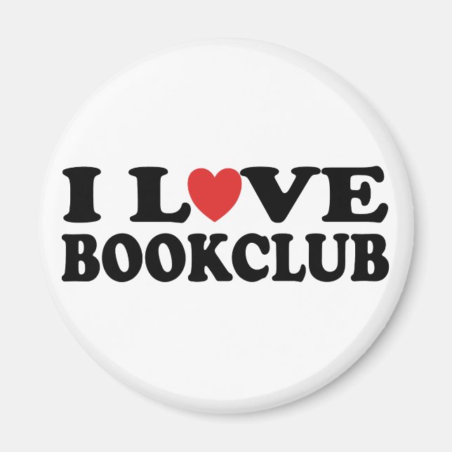 Imán Me encanta el Bookclub (Frente)