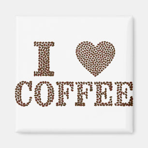 Imán Me encanta el café