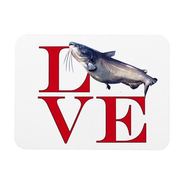 Imán Me Encanta El Catfish (Horizontal)