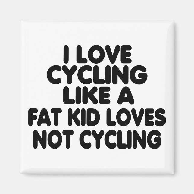 Imán Me Encanta El Ciclismo (Frente)