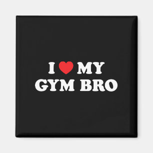 Imán Me Encanta El Corazón Mi Gimnasio Bro Funny Fitnes