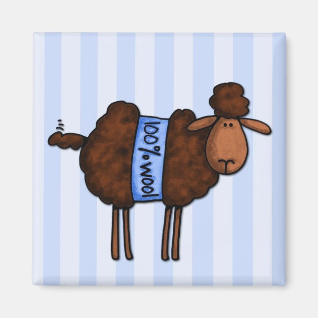 Imán me encanta el crochet (Frente)