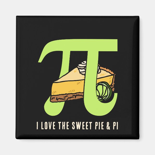 IMÁN ME ENCANTA EL DÍA DE PIE Y PI (Frente)