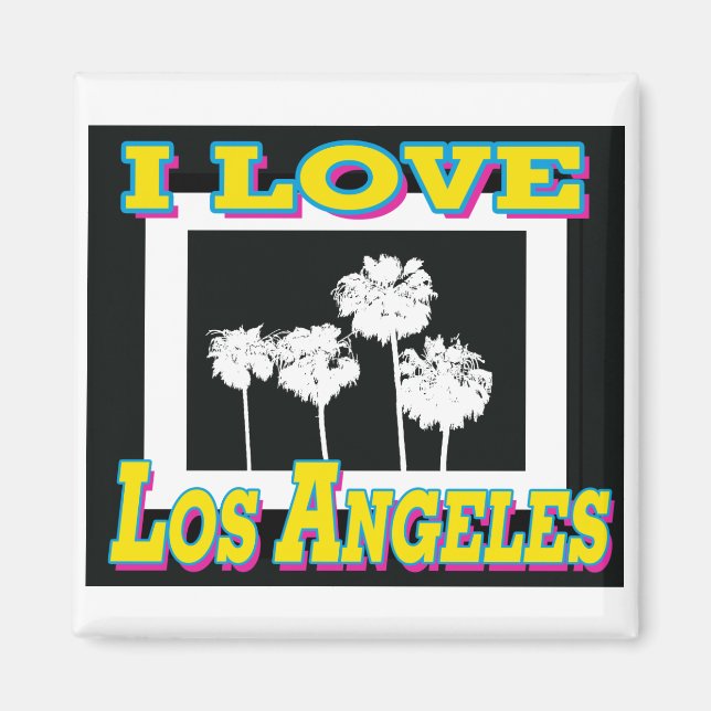 Imán ME ENCANTA El Diseño 5 De Los Ángeles (Frente)
